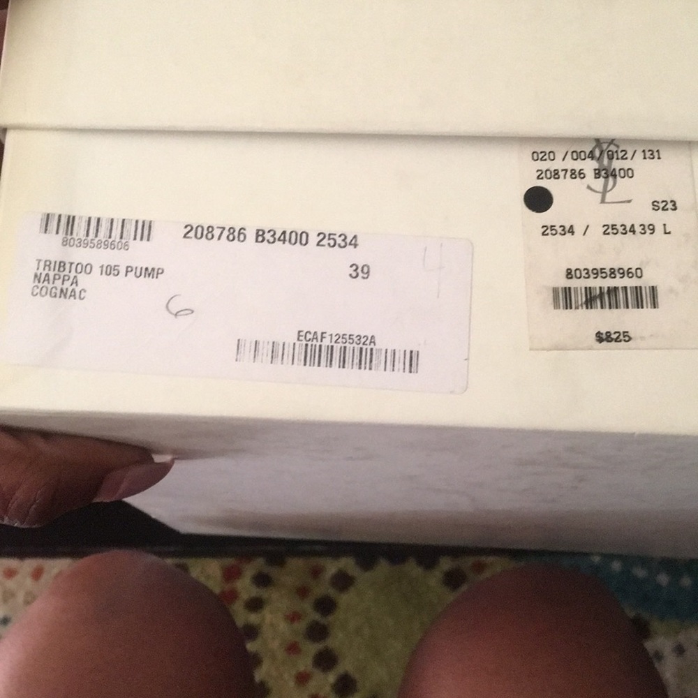 Ysl Tribtoo Pump Nappa Cognac Leather - image 8